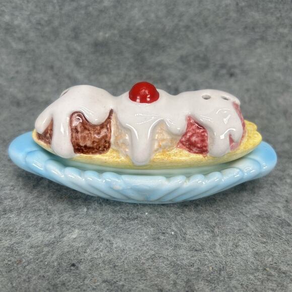 HTF Vintage Five & Dime Salt And Pepper Shakers “Banana Split” 1991 #368 NEW - Picture 5 of 8